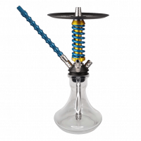 Кальян Mamay Customs Coilovers Micro Coil - Анодированный Голубой Золото