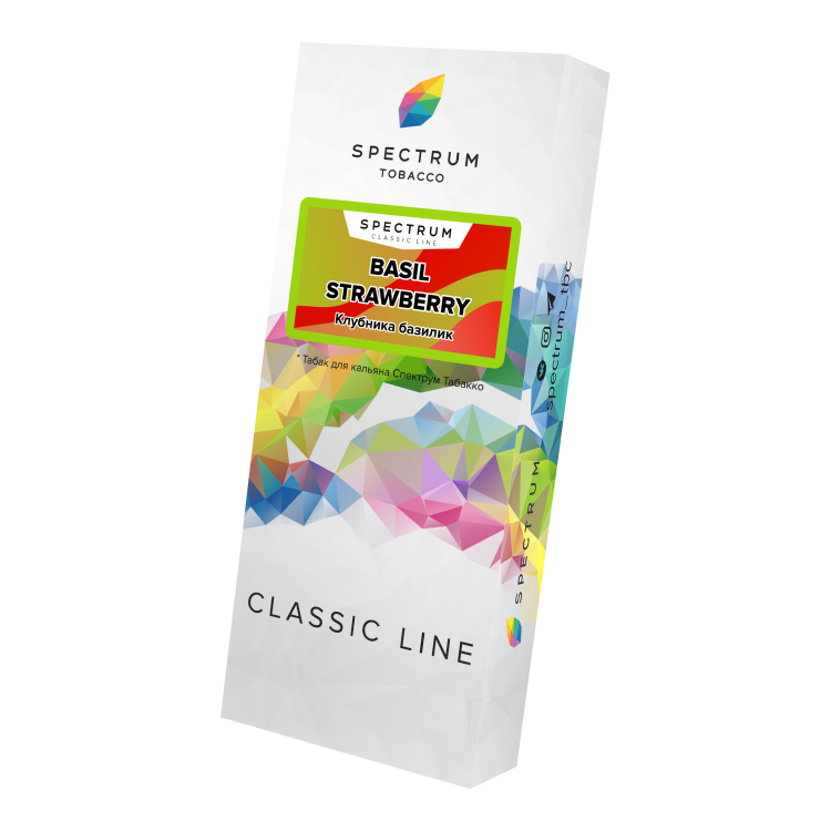 Табак Spectrum - Basil Strawberry (Базилик и Клубника) 100 гр