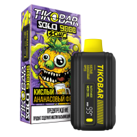 (М) Одноразовая электронная сигарета Tikobar Sour 9000 - Кислый ананасовый фреш