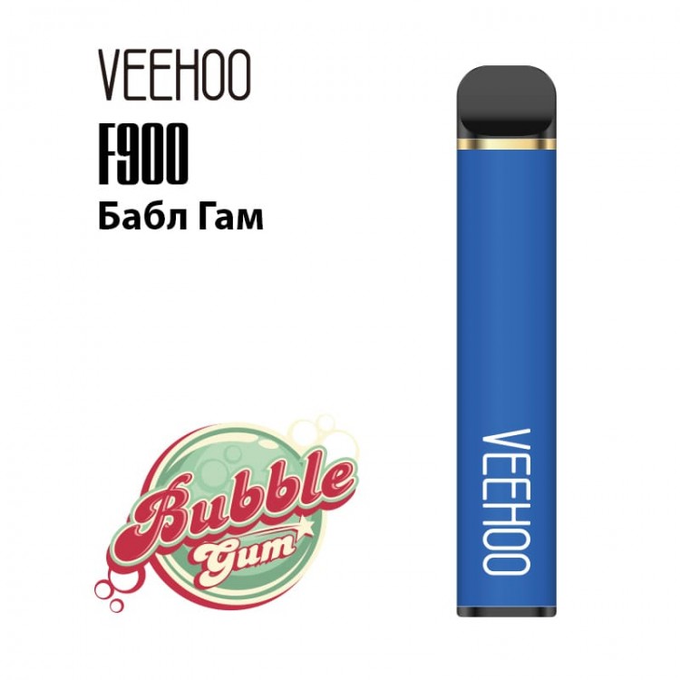 Одноразовая электронная сигарета Veehoo F900 - Бабл Гам