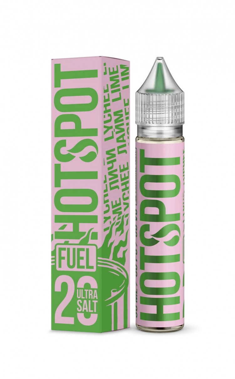 Жидкость HOTSPOT Fuel Ultra Salt - Lychee Lime 30 мл (20 Ultra) Жидкость HOTSPOT Fuel Ultra Salt - Lychee Lime 30 мл (20 Ultra)